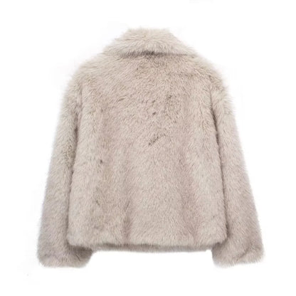 Cozy Teddy Faux Fur Coat – Warm & Stylish Winter Essential ❄️✨
