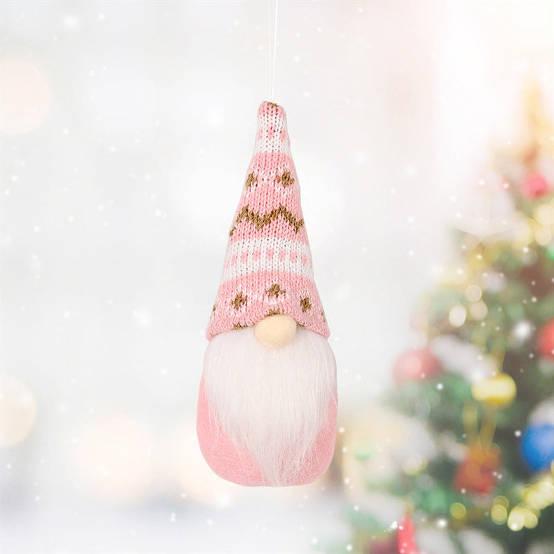 Nordic Christmas Gnome Ornaments – Cozy Knitted Santa Elves for Holiday Magic ‍♂️✨
