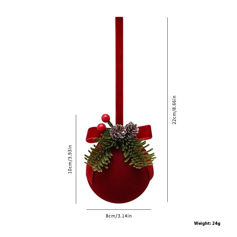🔔 VelvetChime Christmas Hanging Bells Décor 🔔