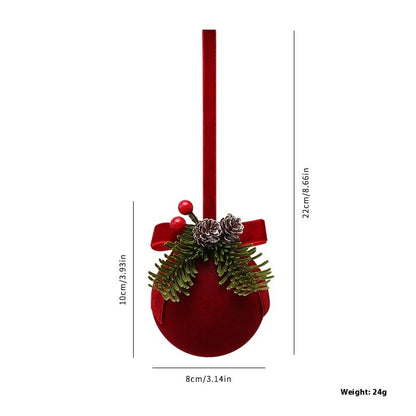 🔔 VelvetChime Christmas Hanging Bells Décor 🔔