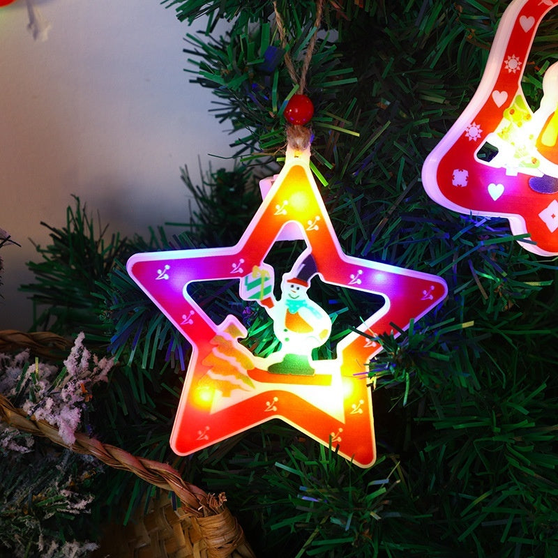 Warm Glow Christmas Pendant Lights – Cozy Wooden Ornaments That Light Up Your Holidays ✨