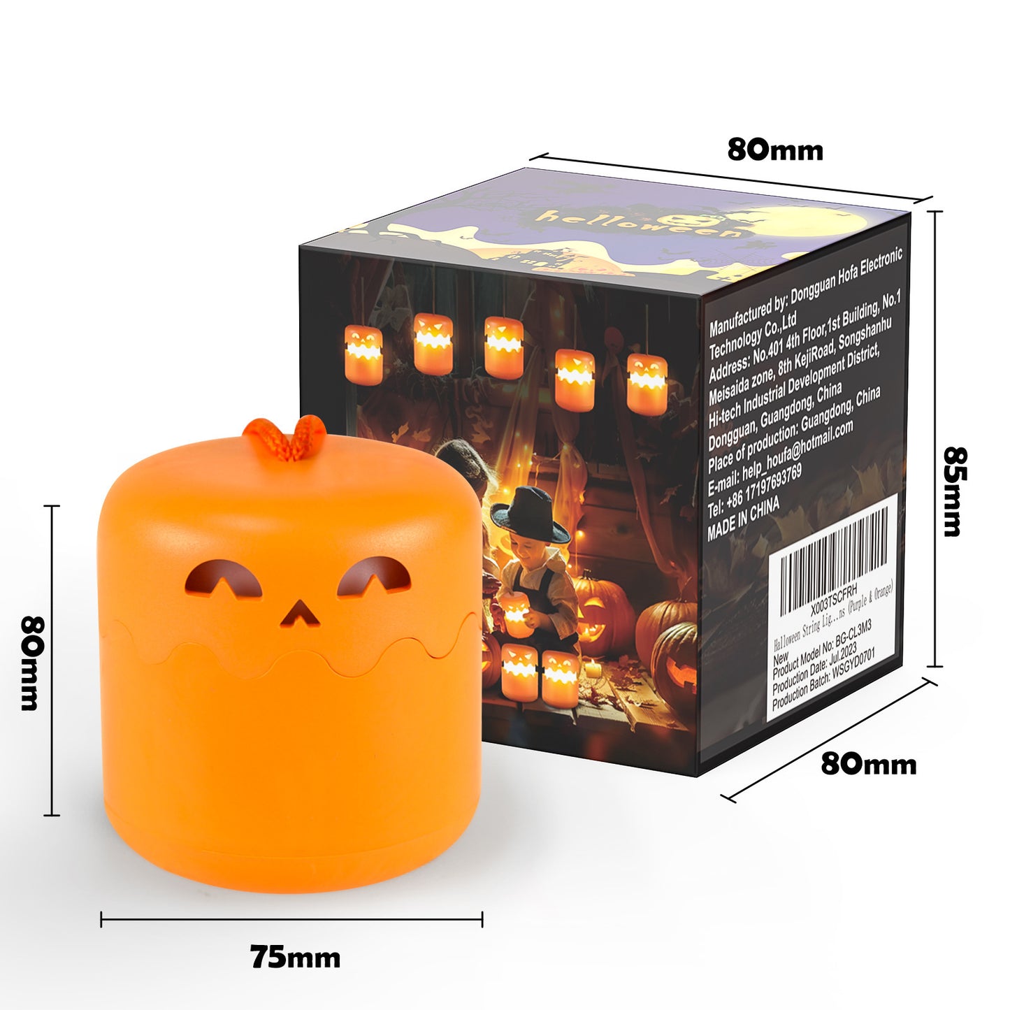 ✨ Foldable Halloween Pumpkin Lamp  – Portable Mini Night Light  | Spooky-Cute Bedside Glow