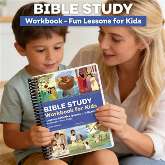 Growing in Faith – Interactive Bible Study Workbook for Kids (English)