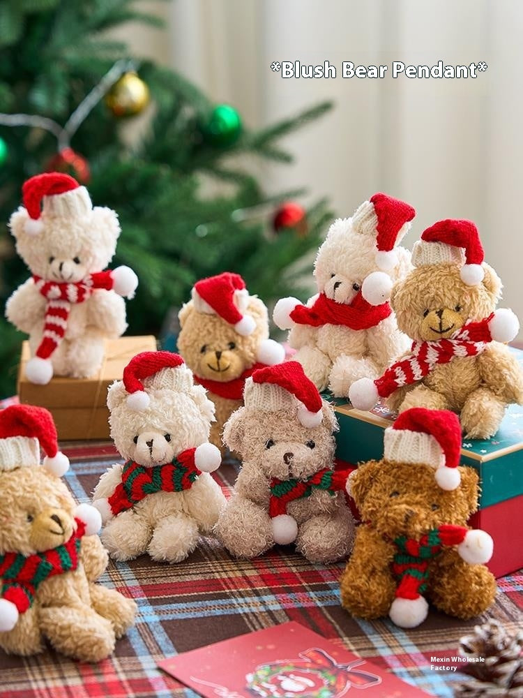 Christmas Teddy Bear Couple – Cozy Plush Ornaments That Warm Every Holiday Heart ❤️