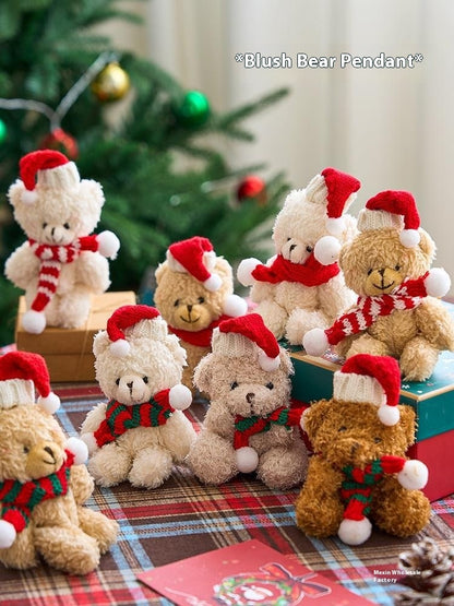 Christmas Teddy Bear Couple – Cozy Plush Ornaments That Warm Every Holiday Heart ❤️