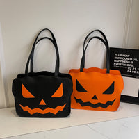 ✨ “Halloween Pumpkin Shoulder Bag – Spooky Fashion Messenger Tote”