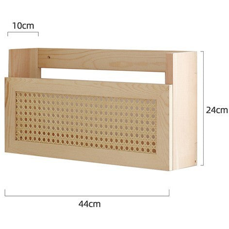 🏡 Nordic Nest Rattan Wall Shelf — Modern Minimalist Wall Rack with Boho Warmth &amp; Timeless Elegance 🌿✨