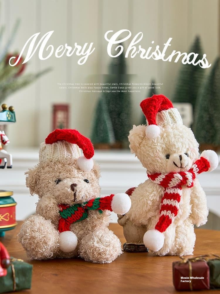 Christmas Teddy Bear Couple – Cozy Plush Ornaments That Warm Every Holiday Heart ❤️