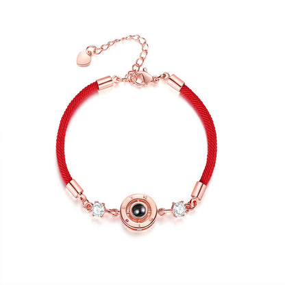 Couple Projection Bracelet Student Gift