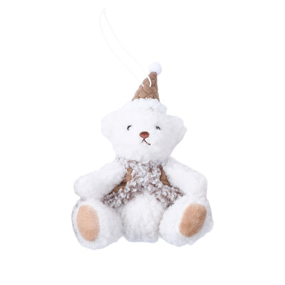 Christmas Decoration Couple Holiday Gift Vest Bear Gift Doll