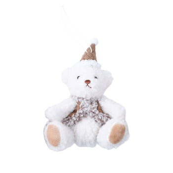 Christmas Decoration Couple Holiday Gift Vest Bear Gift Doll