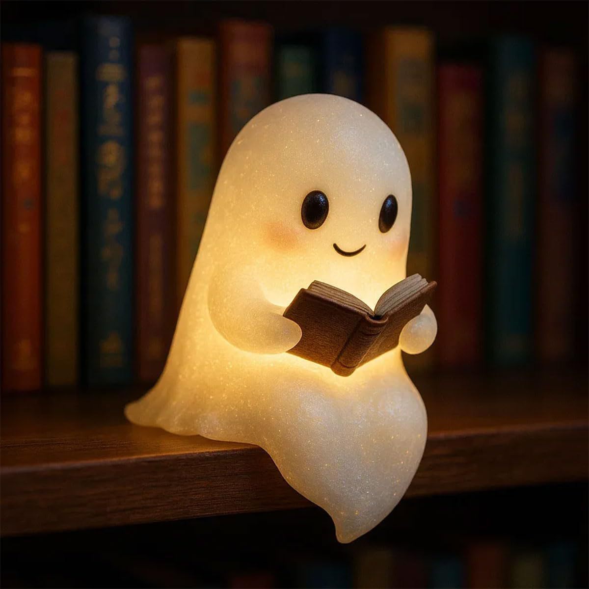✨ Cute LED Ghost Night Light  – Adorable Bedside Buddy  | Perfect  Halloween Gift  | Cozy Warm Glow