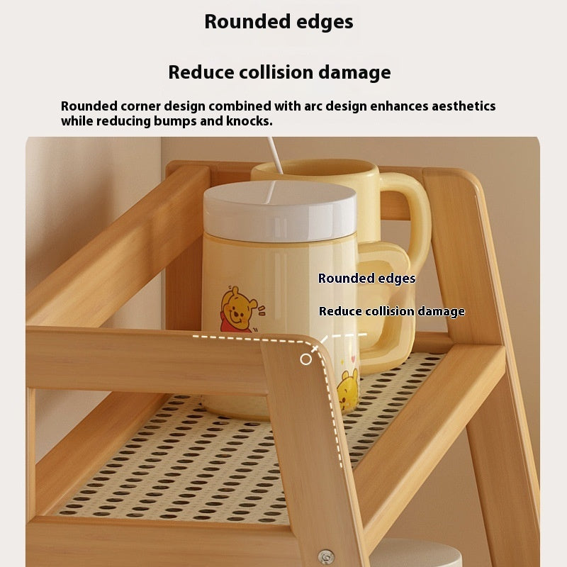 Aesthetic Harmony Rattan Shelf — Minimal, Modern & Naturally Beautiful Dual-Layer Organizer ☕