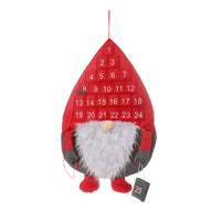 Christmas Countdown Advent Calendar – Cute Faceless Santa Claus Hanging Doll ❤️ Holiday Wall & Door Decoration