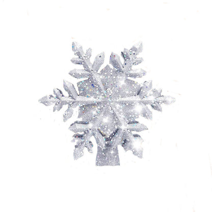✨ 3D Glitter LED Star Tree Topper Projector – Lighted Silver & Gold Christmas Decoration for Magical Holiday Glow