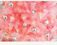 7FT Luxury Pink Christmas Tree  | Pre-Lit LED Lights  | Elegant Ornaments ✨ | Premium Holiday Decoration