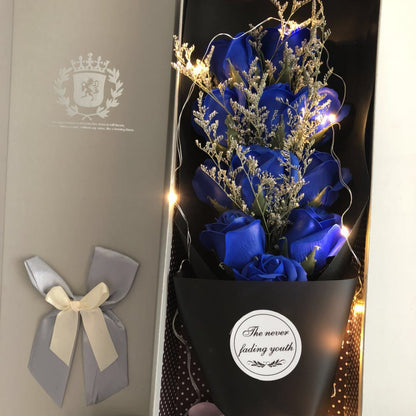 ✨ Long Rose Gift Box with LED Lights – A Luxury Valentine Surprise 🌹💡