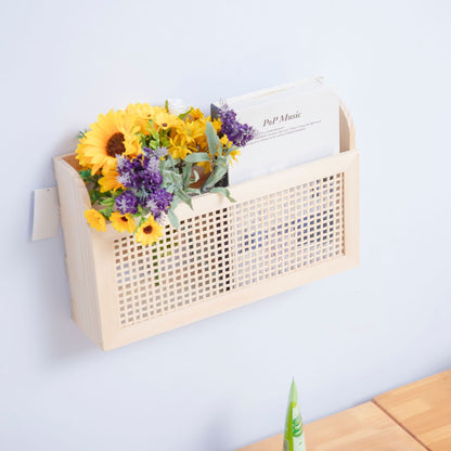 🏡 Nordic Nest Rattan Wall Shelf — Modern Minimalist Wall Rack with Boho Warmth &amp; Timeless Elegance 🌿✨