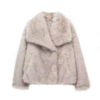 "✨ Cozy Teddy Faux Fur Coat  – Stay Warm & Stylish This Winter ❄️"