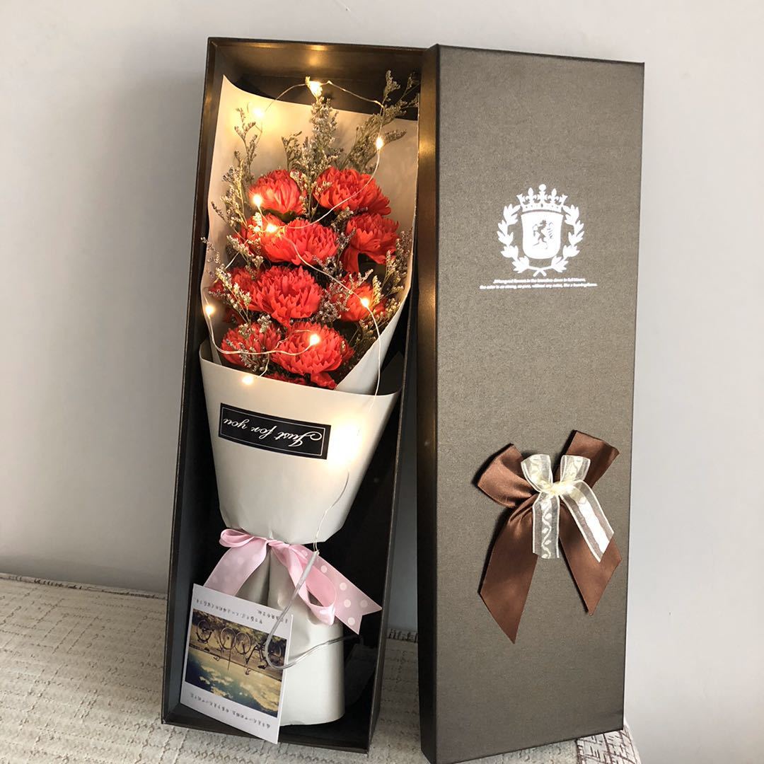 ✨ Long Rose Gift Box with LED Lights – A Luxury Valentine Surprise 🌹💡