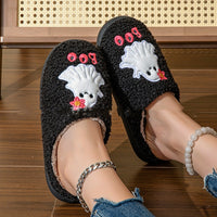 ✨ “Halloween Ghost Slippers – Cozy Cotton Cartoon Indoor Shoes”