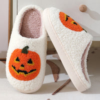 ✨ “Halloween Pumpkin Slippers – Cozy Cartoon Indoor House Shoes”