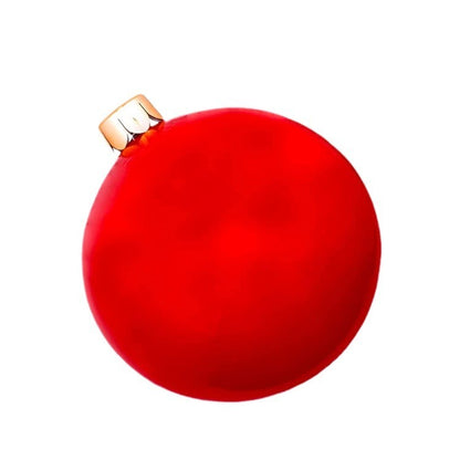 Giant Inflatable Christmas Ornaments – Seamless Oversized Outdoor Yard Balls for Festive Holiday Décor ✨