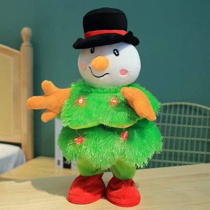 ✨ Animated Christmas Plush Toys – Dancing Reindeer, Penguin & Snowman  Electric Holiday Decorations & Kids Gift ❤️