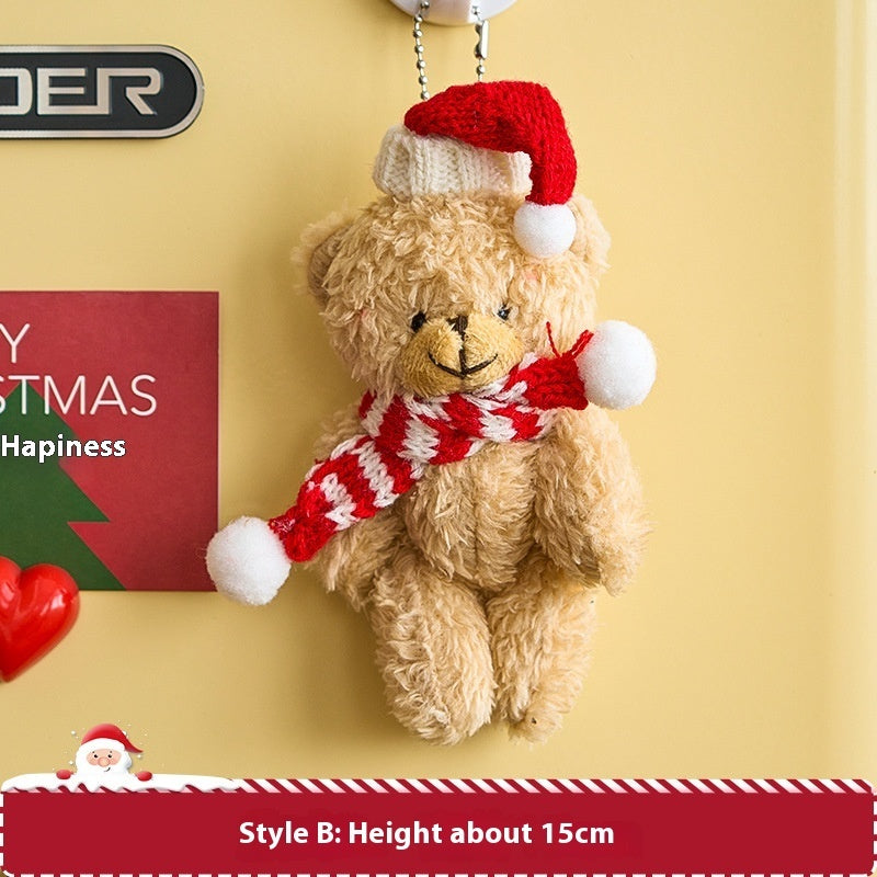 Christmas Teddy Bear Couple – Cozy Plush Ornaments That Warm Every Holiday Heart ❤️