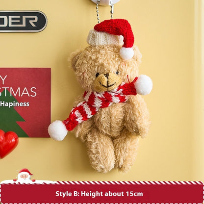 Christmas Teddy Bear Couple – Cozy Plush Ornaments That Warm Every Holiday Heart ❤️