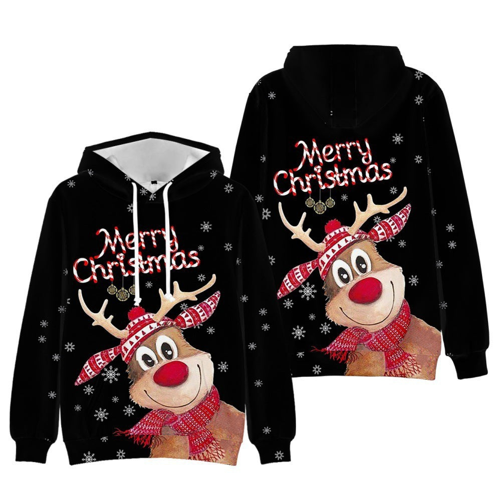 ✨ Merry Christmas Cat Hoodie – Unisex 3D Print Holiday Sweatshirt  Cozy Festive Pullover for Pet Lovers ❤️