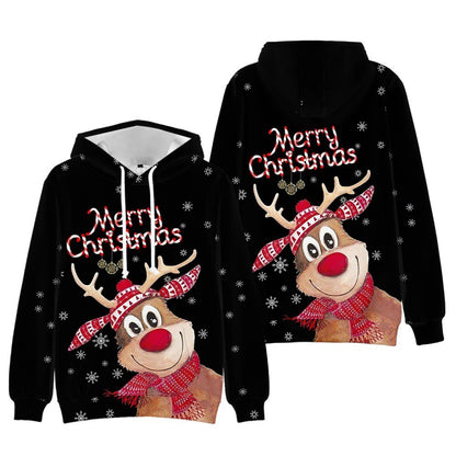 ✨ Merry Christmas Cat Hoodie – Unisex 3D Print Holiday Sweatshirt  Cozy Festive Pullover for Pet Lovers ❤️