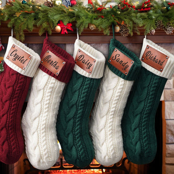 Knitted Christmas Stockings – Cozy Holiday Décor for Family & Friends ✨