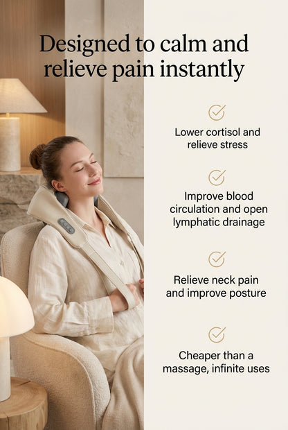 TIDY TROVES ™ Deep Relief Neck & Shoulder Massager