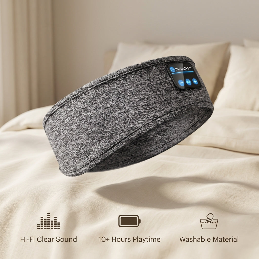 Wireless Comfort Headband For  Running & Sleep