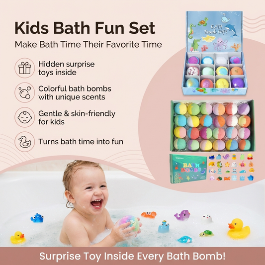 Fun Bath Bomb Set for Kids 🛁🎉