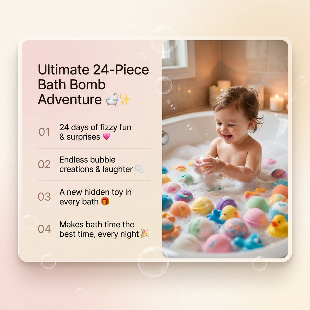 Fun Bath Bomb Set for Kids 🛁🎉