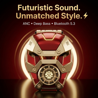 Iron Man Inspired ANC Wireless Earbuds ✨