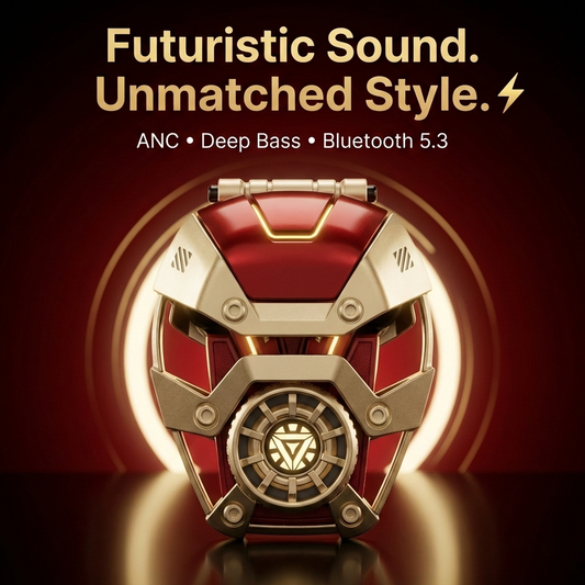 Iron Man Inspired ANC Wireless Earbuds ✨