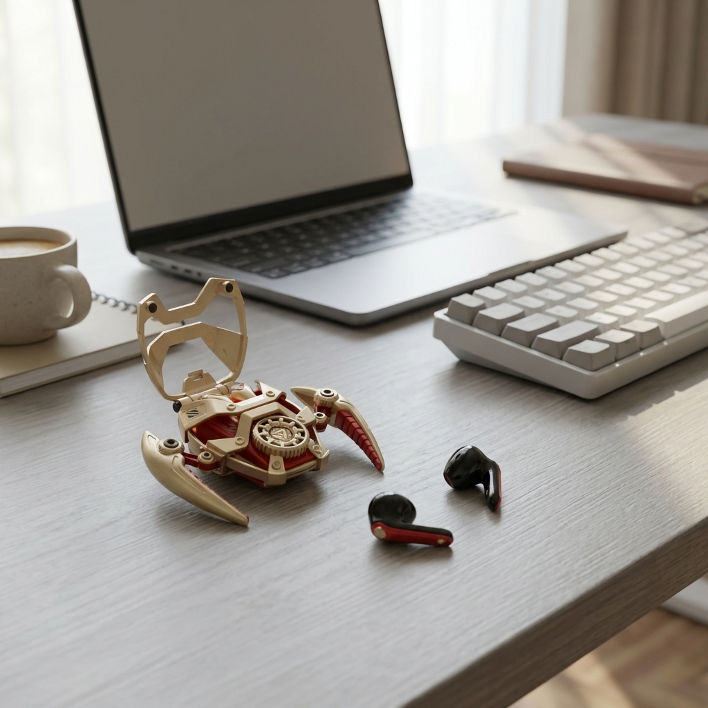 Iron Man Inspired ANC Wireless Earbuds ✨
