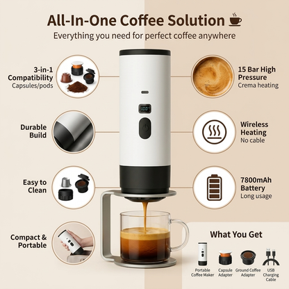 Portable Espresso Maker – Brew Anywhere☕