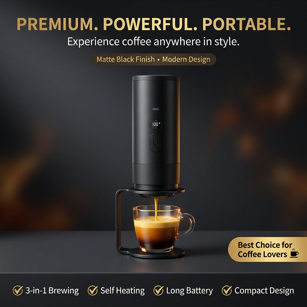 Portable Espresso Maker – Brew Anywhere☕