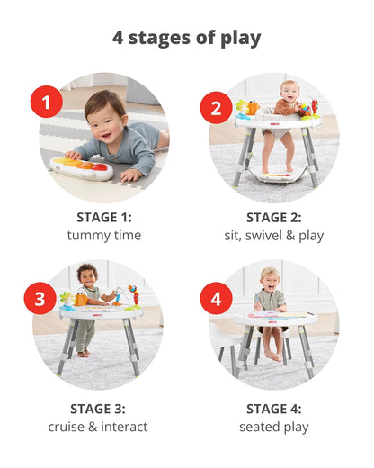 3-in-1 Baby Activity Center & Jumper Table